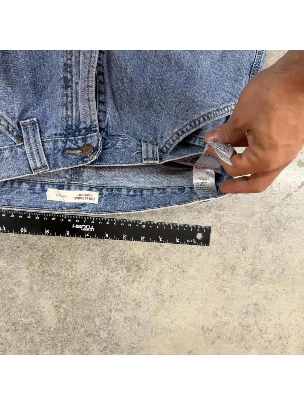 vintage levis carpenter relaxed baggy fit jeans size 30 x 30